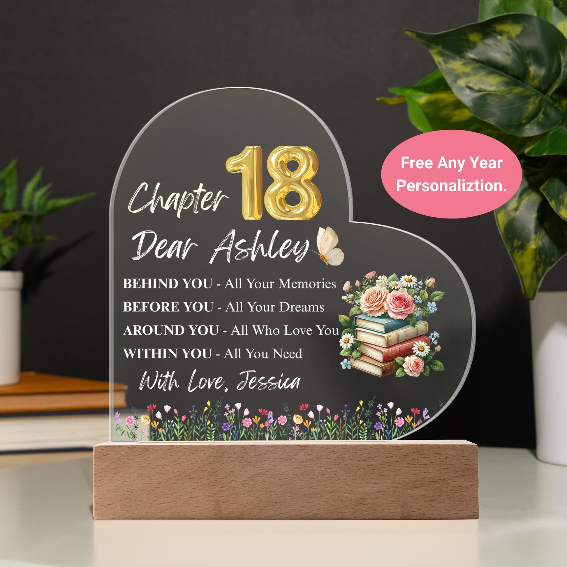 Personalized 18th Birthday Gift – Granddaughter Birthday – view 8