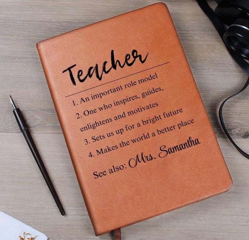 Personalized Teacher Definition Journal