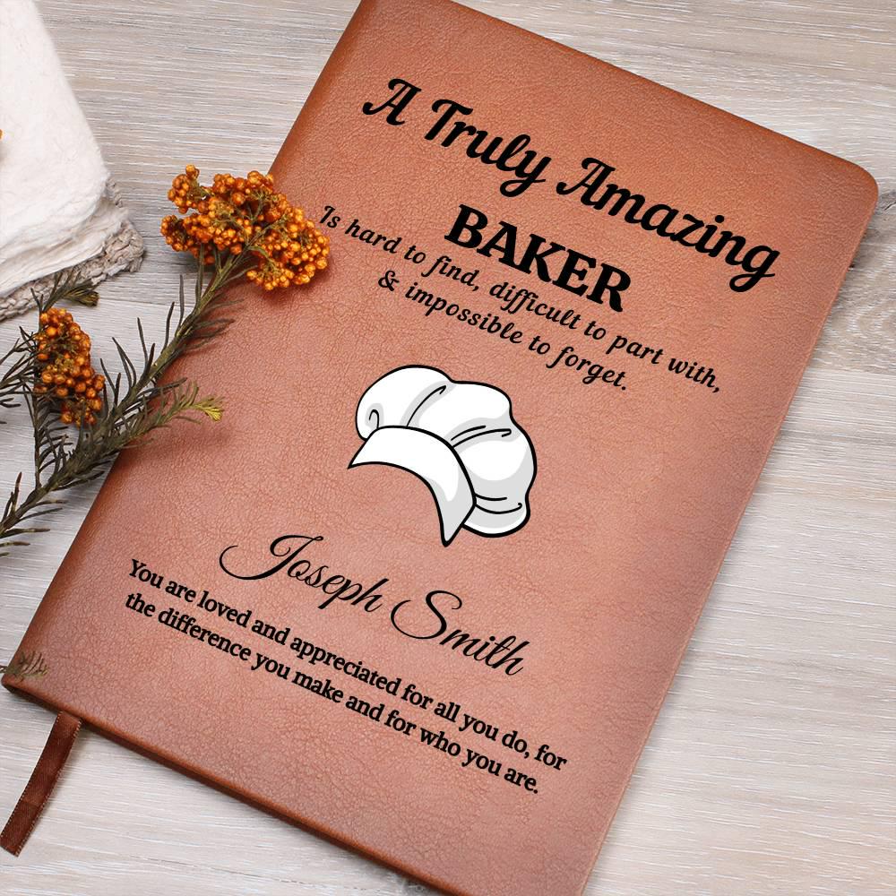 Personalized Baker Gift Journal – Appreciation Gift