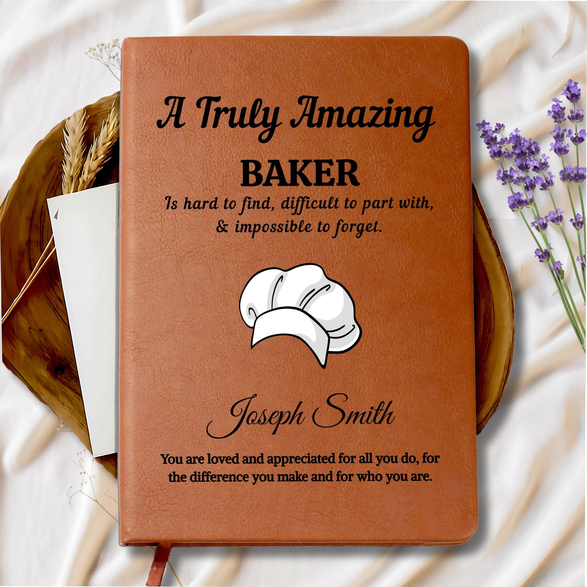 Personalized Baker Gift Journal – Appreciation Gift – view 9
