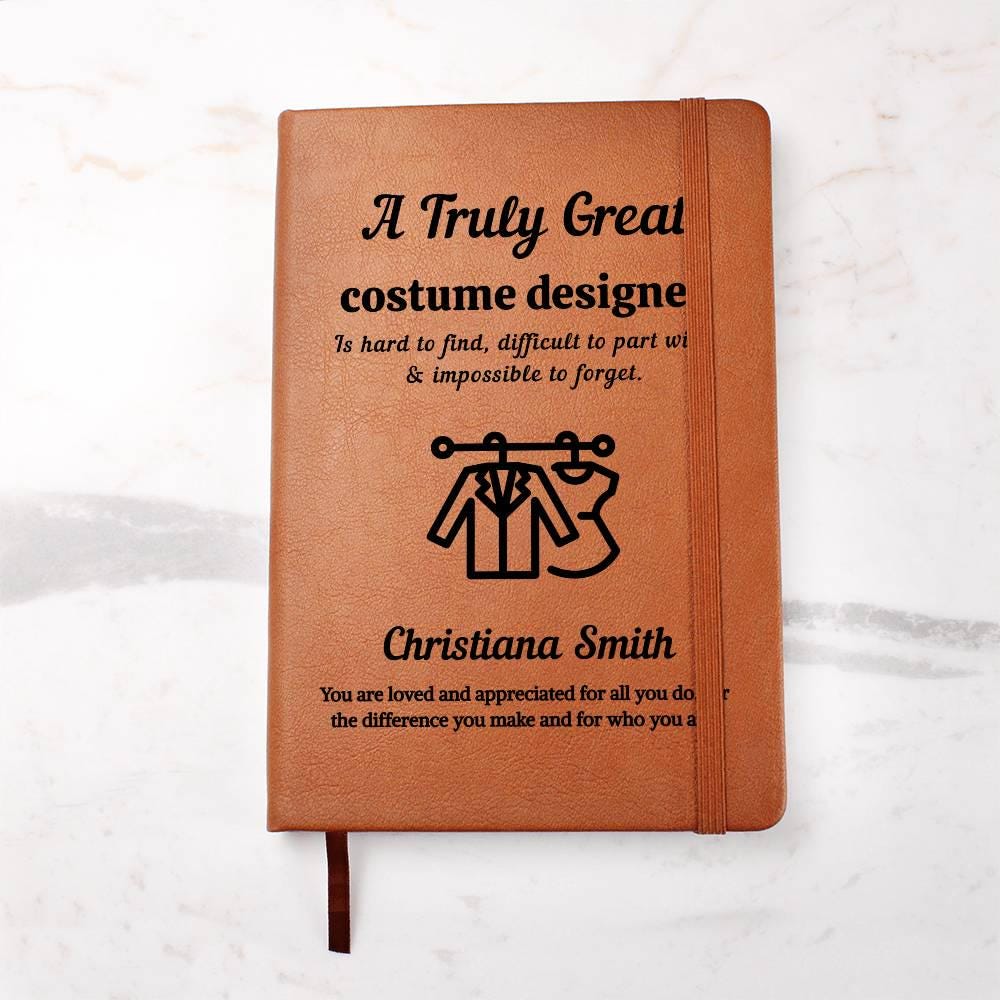 Costume Designer Gift Personalized Journal – Unique Fashion School – view 8
