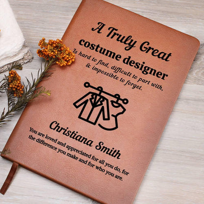 Costume Designer Gift Personalized Journal – Unique Fashion School