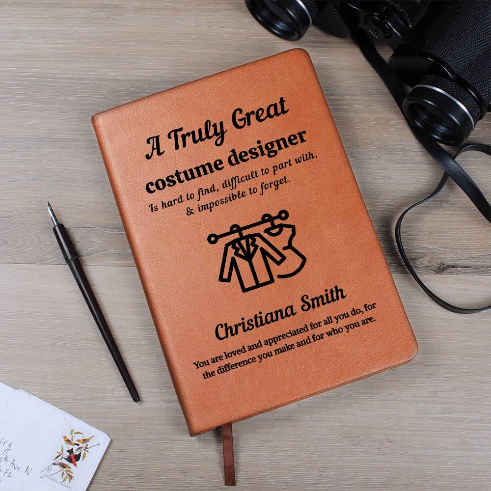 Costume Designer Gift Personalized Journal – Unique Fashion School – view 7