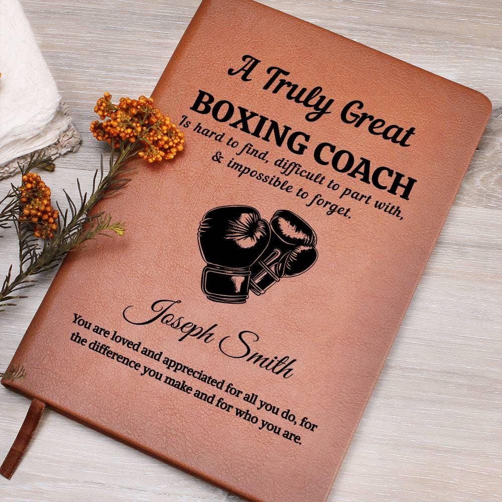 Boxing Coach Personalized Journal Gift – Appreciation
