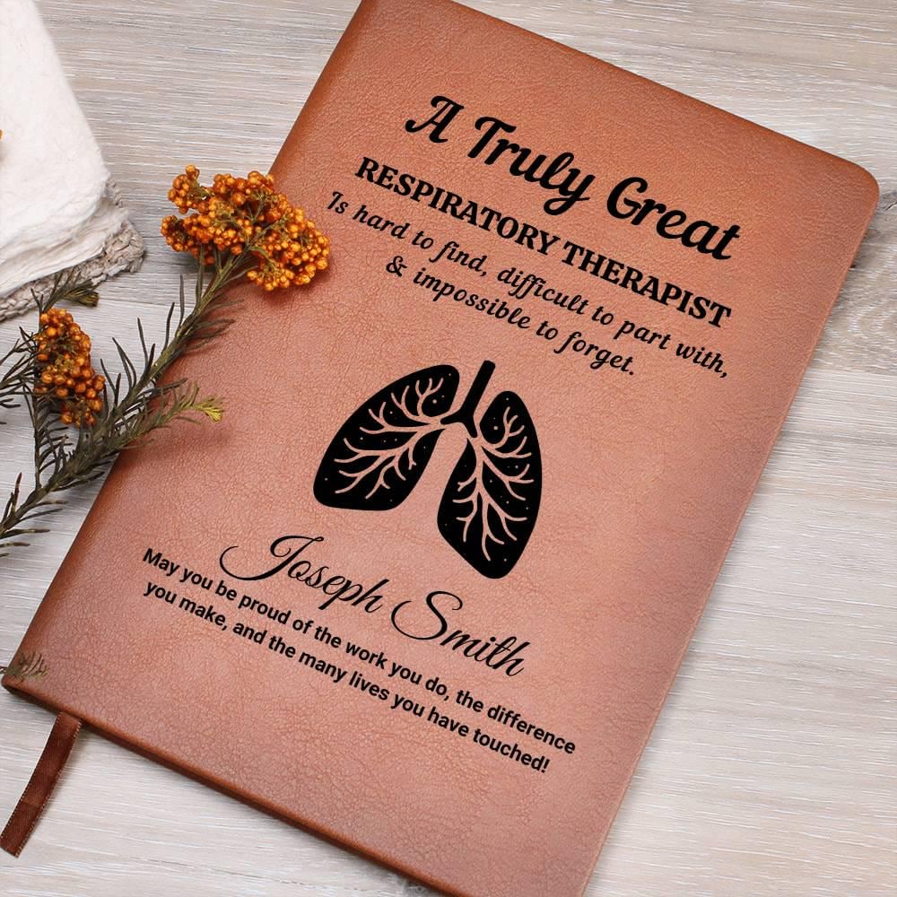 Respiratory Therapist Gift Personalized Journal – Christmas Gift