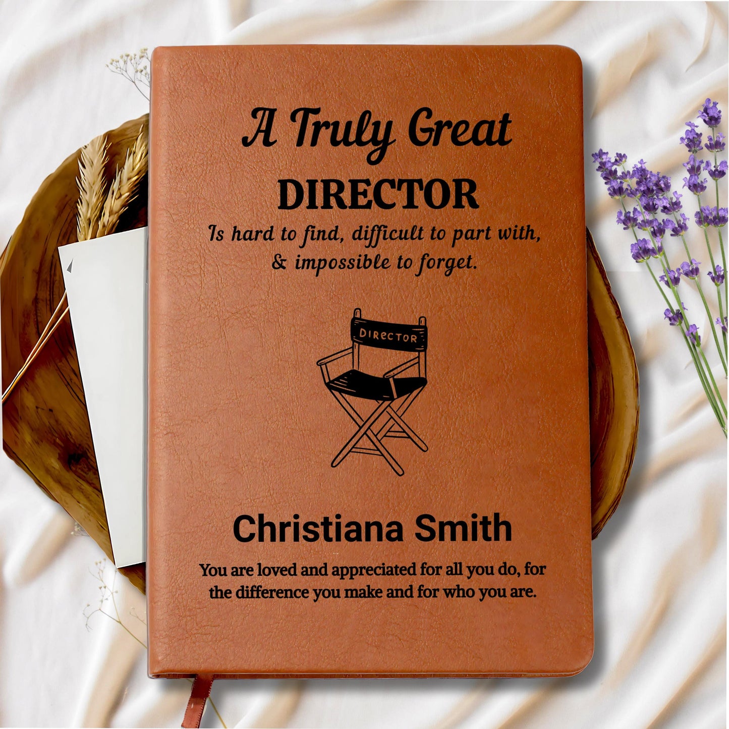 Film Director Personalized Journal – Gift for Filmmakers – Birthday – view 8