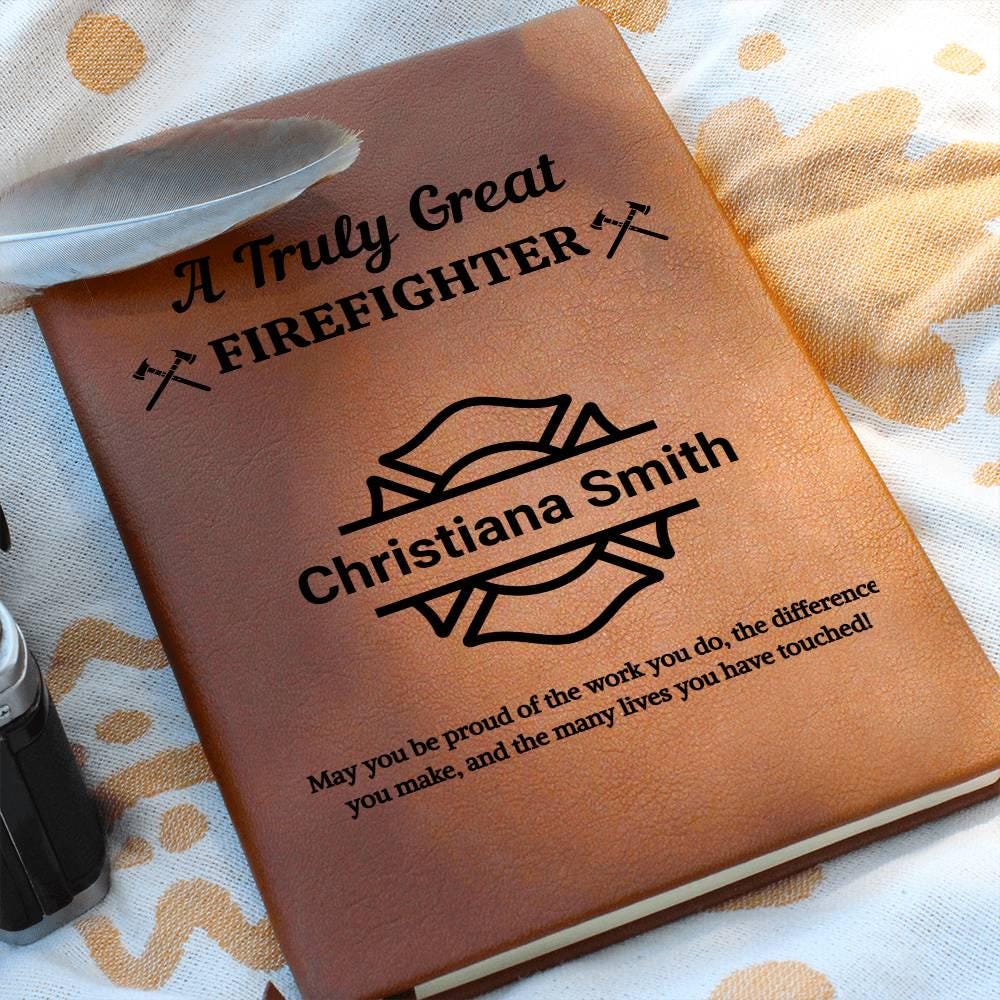 Firefighter Personalized Journal – Firemen Gift