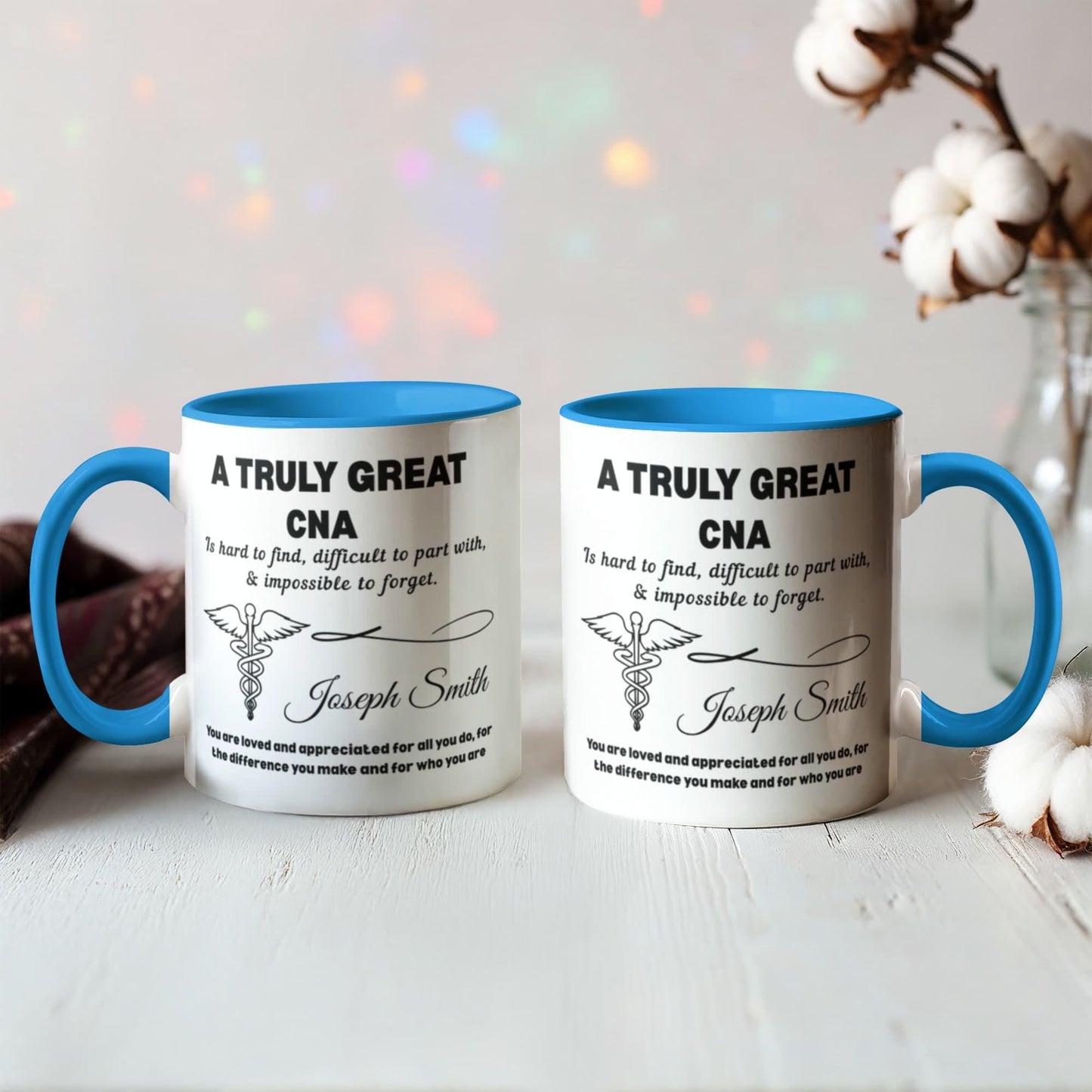Personalized CNA Mug – CNA Appreciation or Graduation Gift – view 7