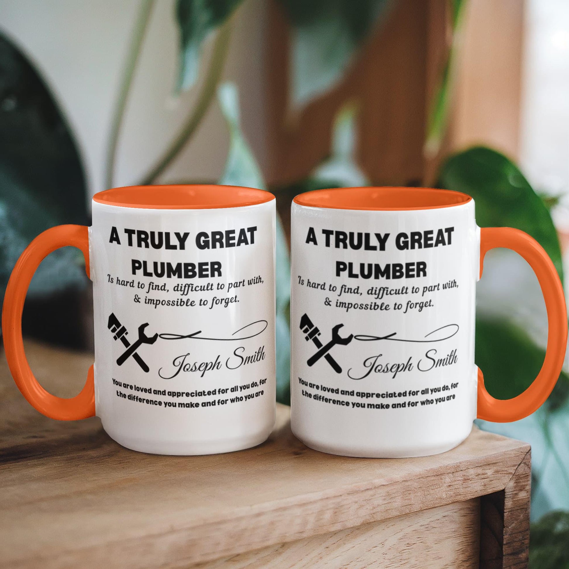 Personalized Plumber Mug – Plumbing Gifts – view 5