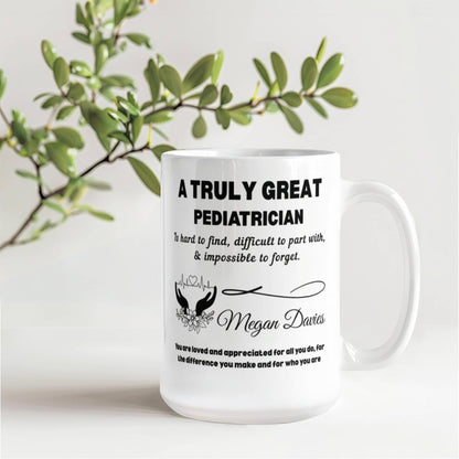 Pediatrician Personalized Mug – Baby Doctor Gift – view 10