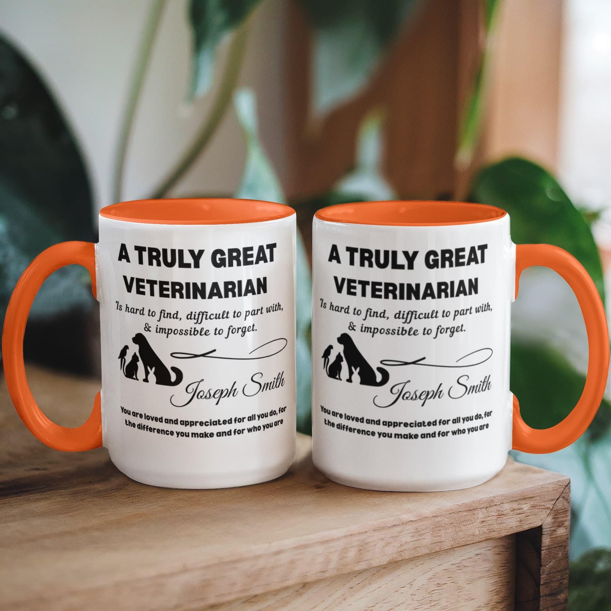 Veterinarian Personalized Mug – Gift for Animal Doctor – view 7