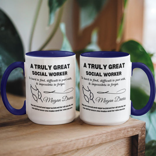 Social Worker Personalized Mug – Social Work Gifts – view 2
