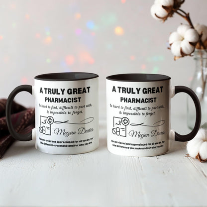 Personalized Pharmacist Mug – Pharmacy Graduation or Appreciation Gift – view 9