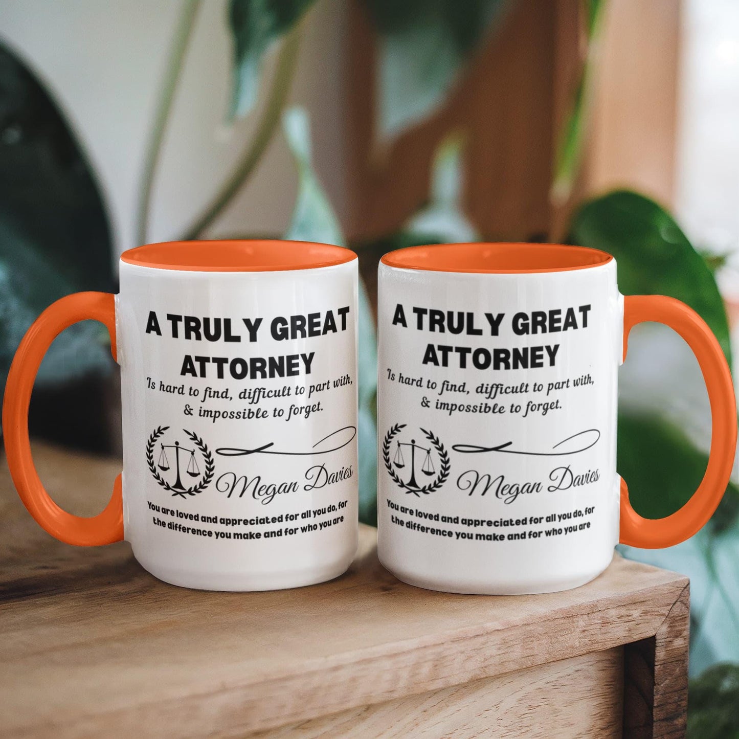 Personalized Attorney Gift Color Accent Mug – New Attorney – view 6