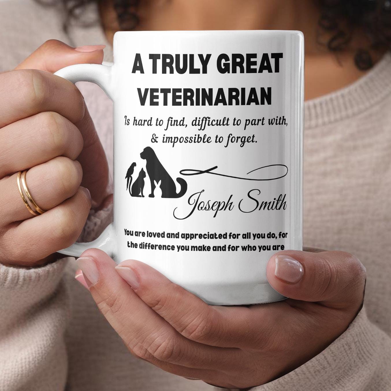 Veterinarian Personalized Mug – Gift for Animal Doctor