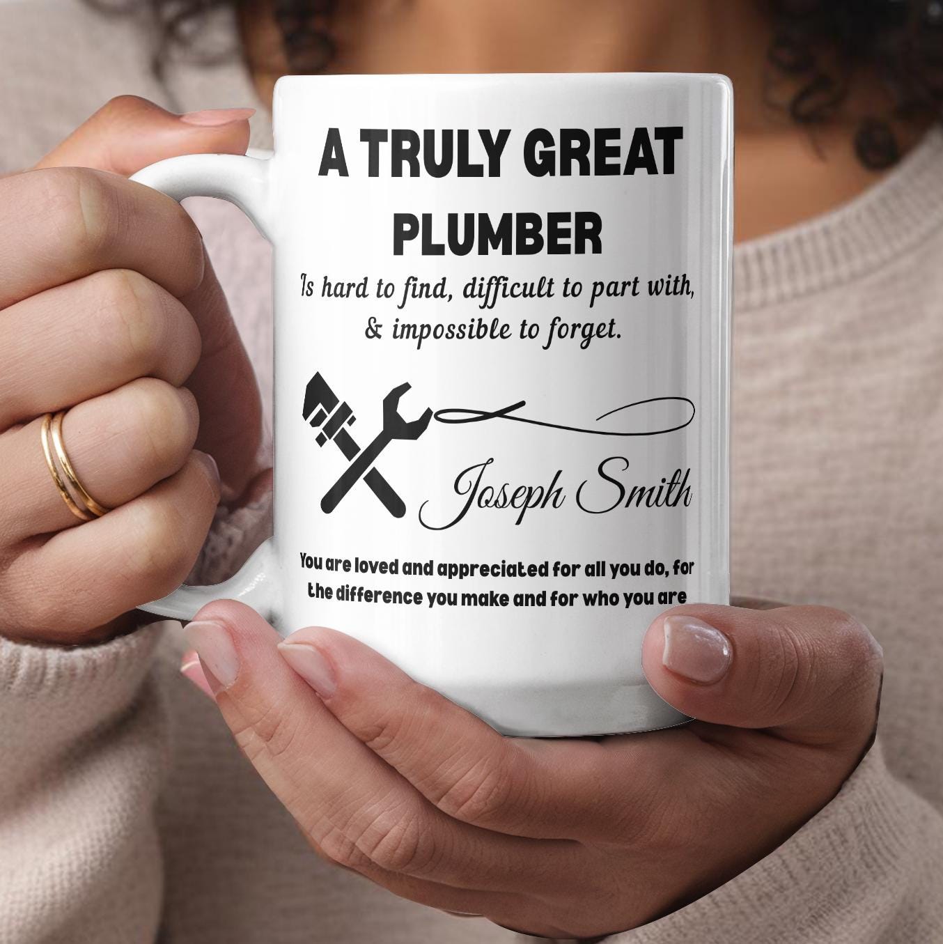 Personalized Plumber Mug – Plumbing Gifts