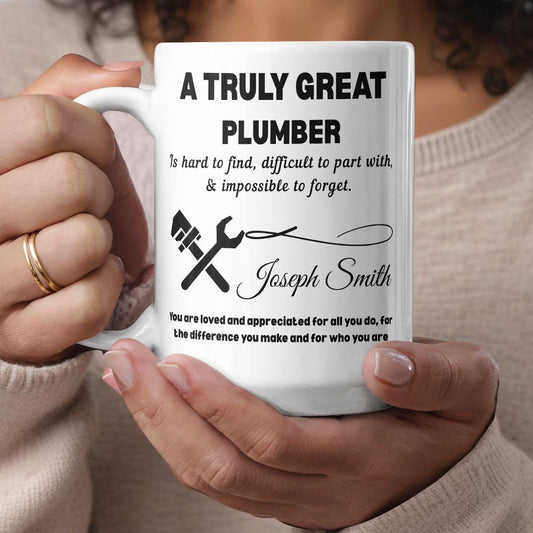 Personalized Plumber Mug – Plumbing Gifts