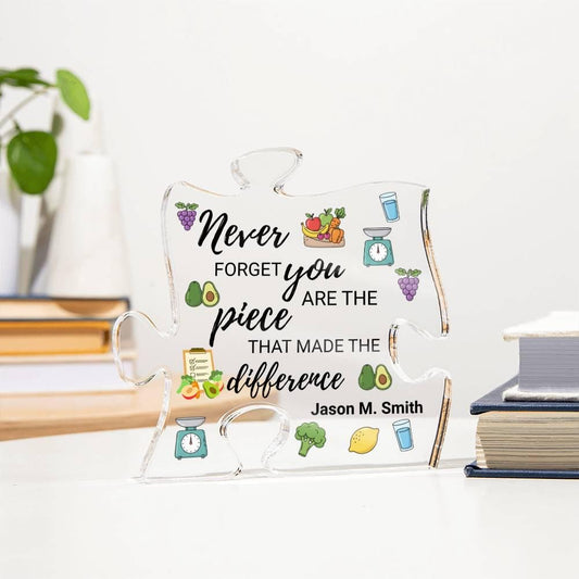 Dietitian Gift Personalized Acrylic Puzzle – Nutritionist Gift – view 2