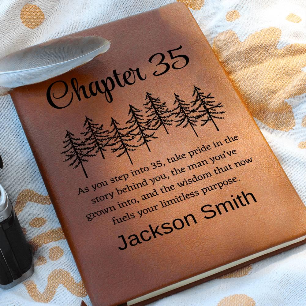 35th Birthday Gift Personalized Journal – Birthday Gift for Man – view 7