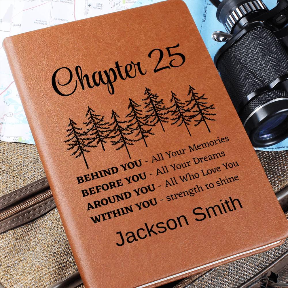 Twenty Fifth Birthday Gift Personalized Journal – Turning 25 Gift – view 6