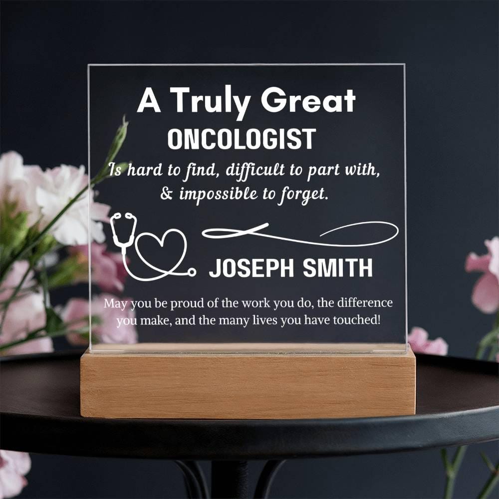 Personalized Oncologist Gift – Appreciation for Cancer Doctor – view 8