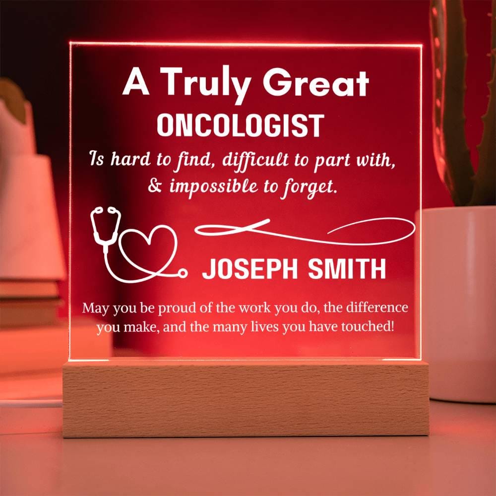 Personalized Oncologist Gift – Appreciation for Cancer Doctor – view 10