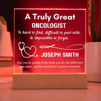 Personalized Oncologist Gift – Appreciation for Cancer Doctor – view 10
