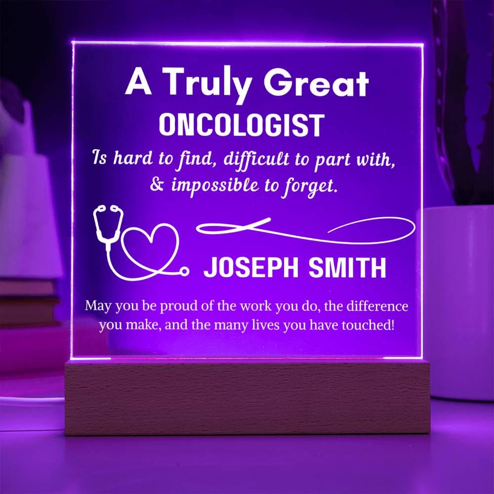Personalized Oncologist Gift – Appreciation for Cancer Doctor – view 9