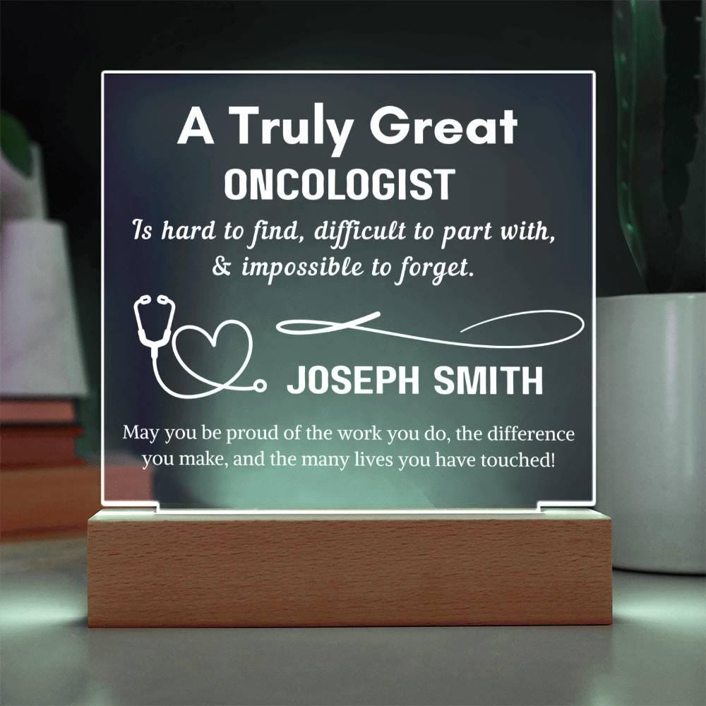 Personalized Oncologist Gift – Appreciation for Cancer Doctor