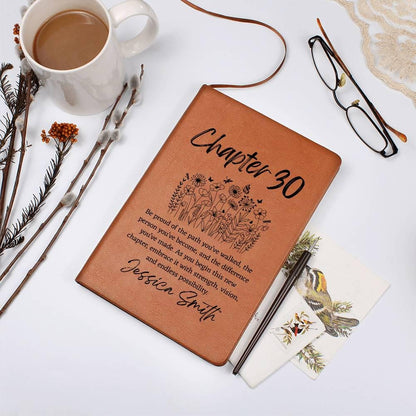 Personalized 30th Birthday Gift – Chapter 30 Journal – view 10