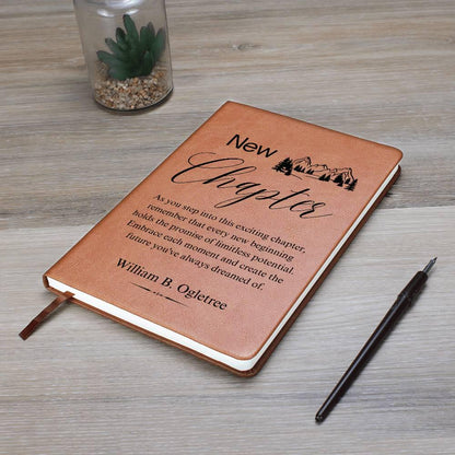 Personalized New Chapter Journal – Retirement Gift – view 8
