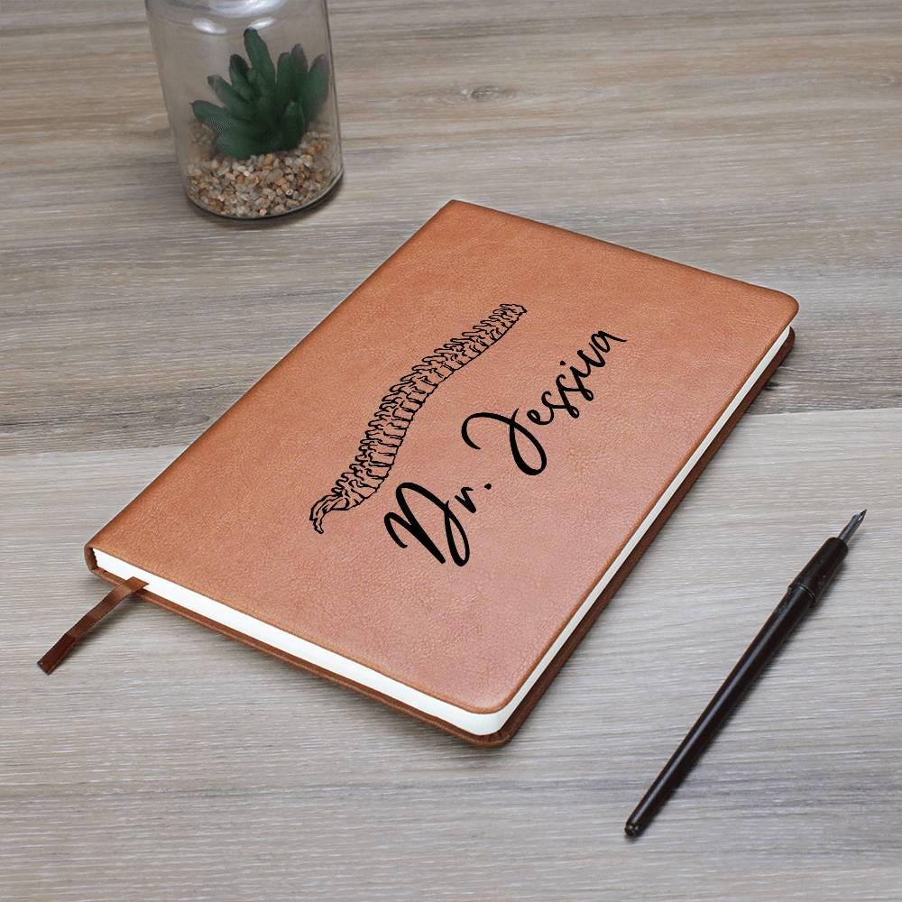 Personalized Chiropractor Leather Journal – Gift for Chiropractor – view 8