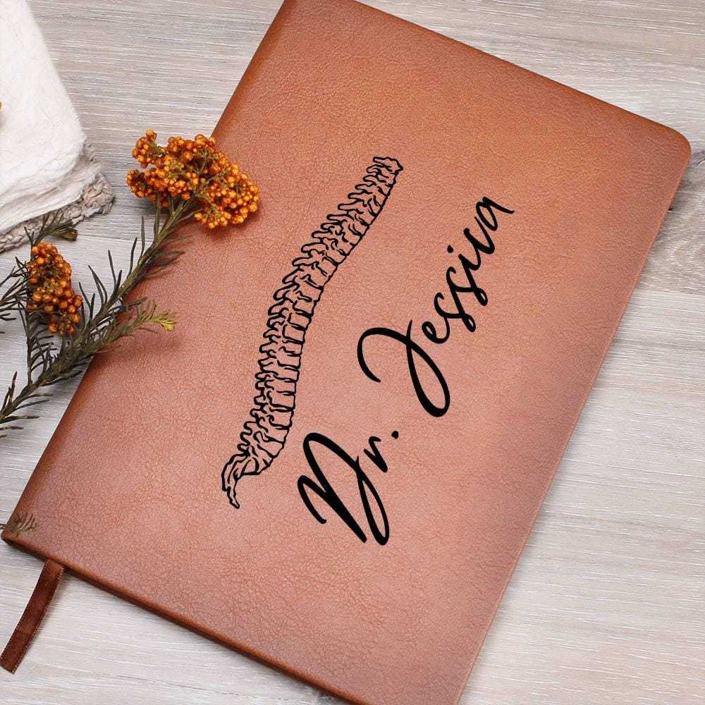 Personalized Chiropractor Leather Journal – Gift for Chiropractor – view 6