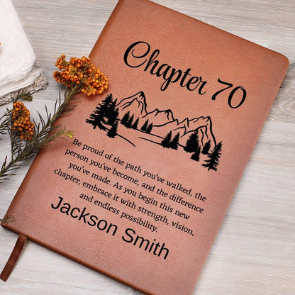 Personalized 70th Birthday Gift Journal – Friend 70 Years Gift – view 9