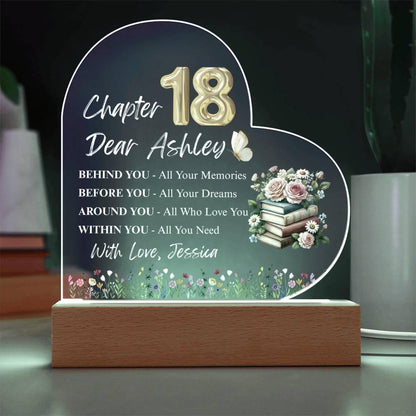 Personalized 18th Birthday Gift – Granddaughter Birthday – view 3