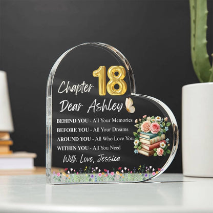 Personalized 18th Birthday Gift – Granddaughter Birthday – view 2