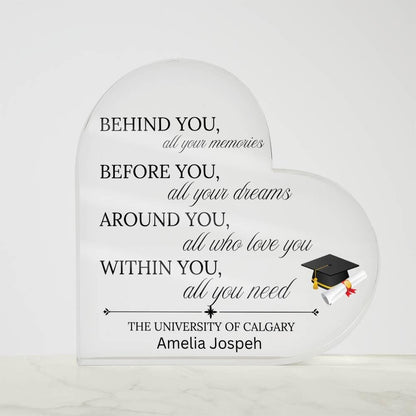Personalized Graduation Gift Acrylic Plaque – Bulk Grad Gifts – view 6