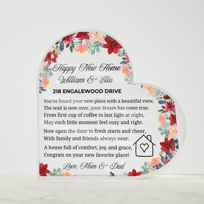 Personalized New Home Gift – Gift for New Homeowners Plaque – view 5