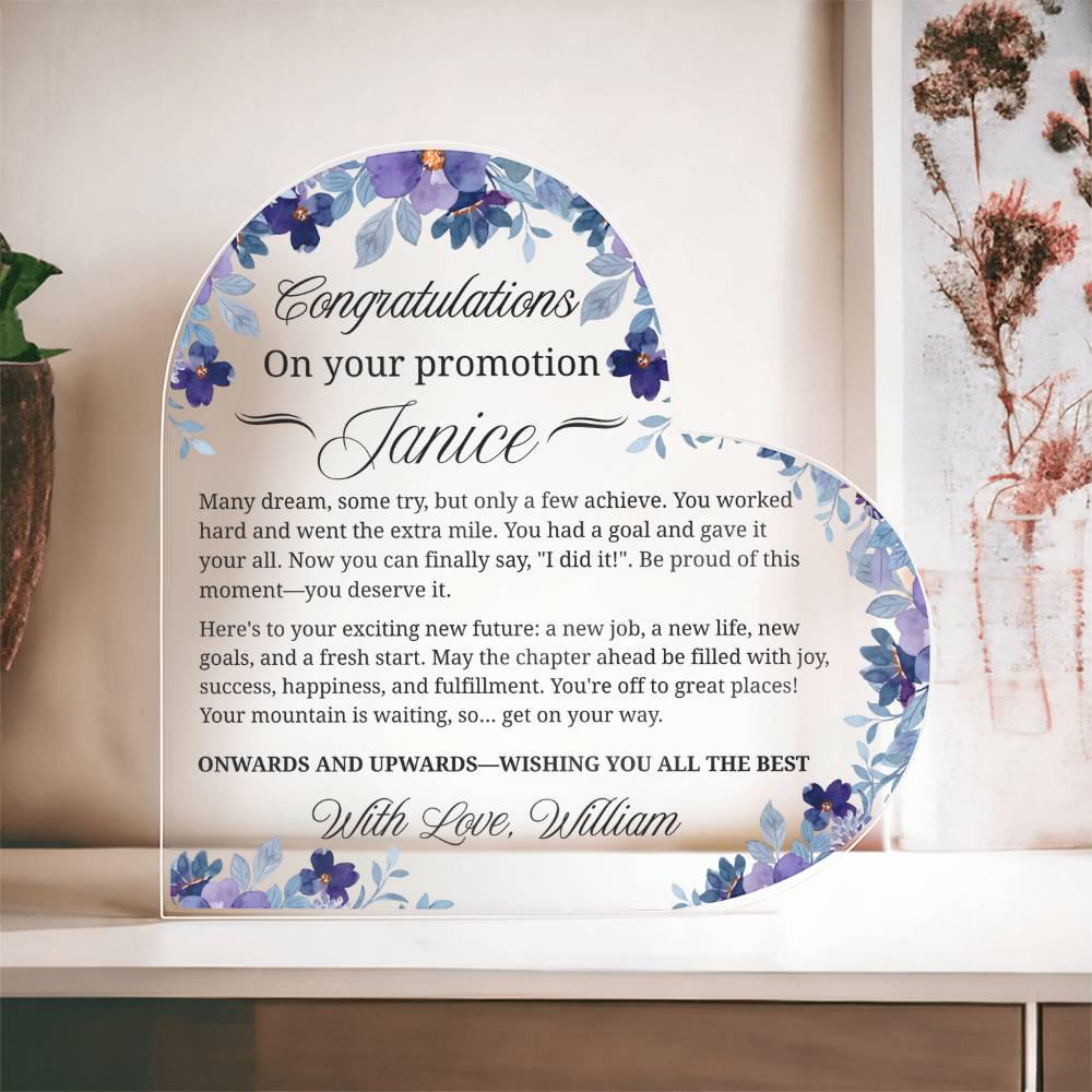 Personalized Promotion Gift Heart Acrylic Plaque – Corporate Gifts – view 6