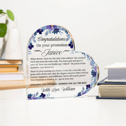 Personalized Promotion Gift Heart Acrylic Plaque – Corporate Gifts – view 5