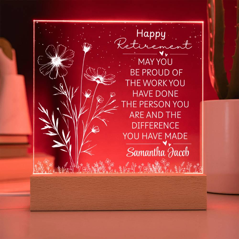 Personalized Women’s Retirement Gift – Happy Retirement Gift for Her – view 9