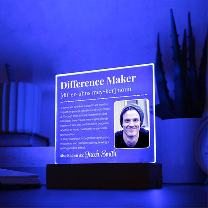 Personalized Difference Maker Gift – Appreciation Gift for Leader – view 5