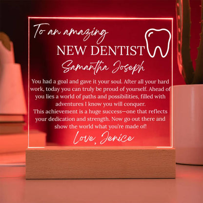 Personalized New Dentist Gift – Dental Hygienist Grad Gift – view 10