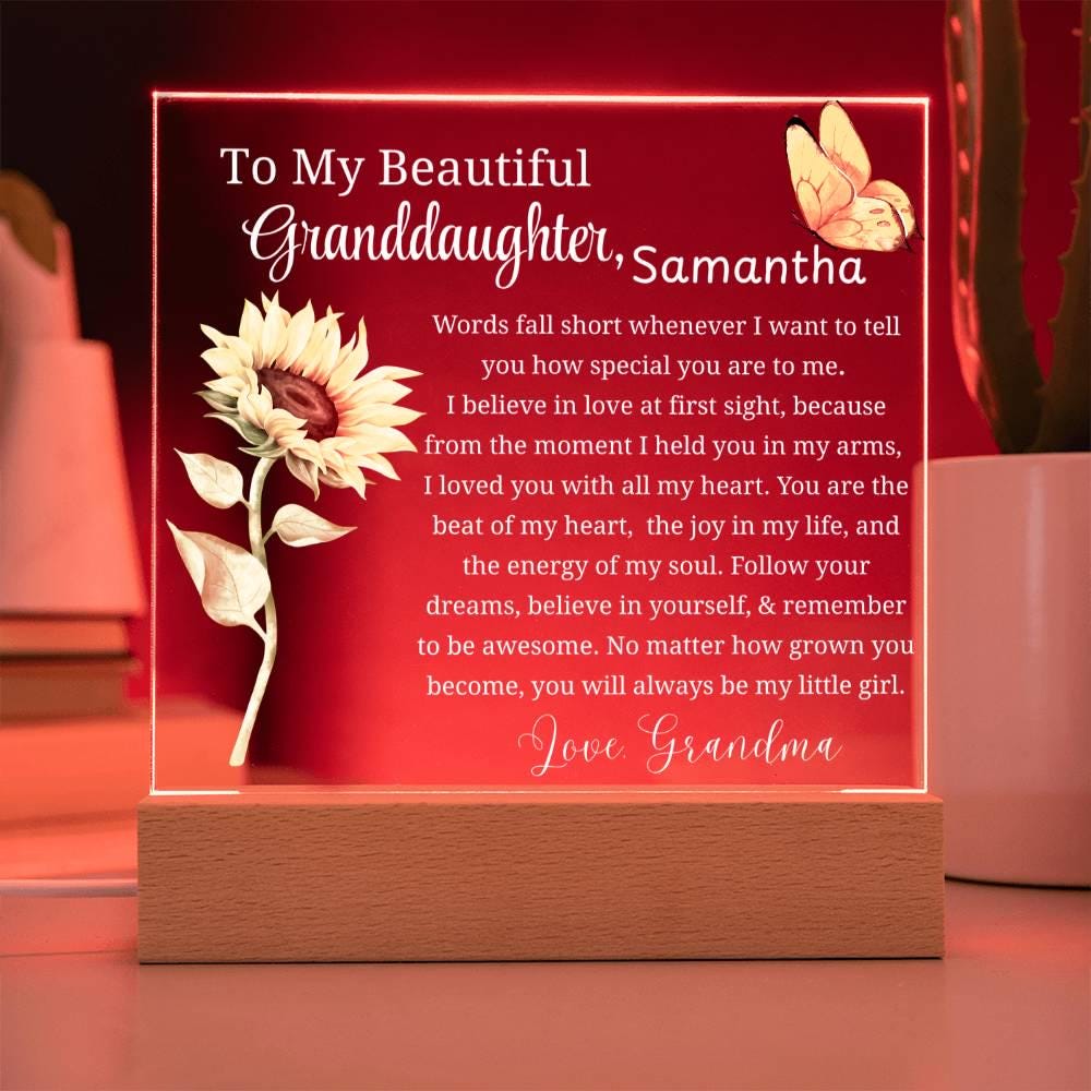 Personalized Granddaughter Gift – Christmas Gift from Grandma – view 9