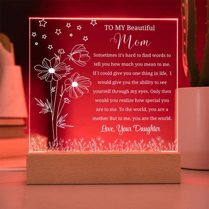 Personalized Mom Gift Acrylic Plaque – Mother’s Day Gift – view 8