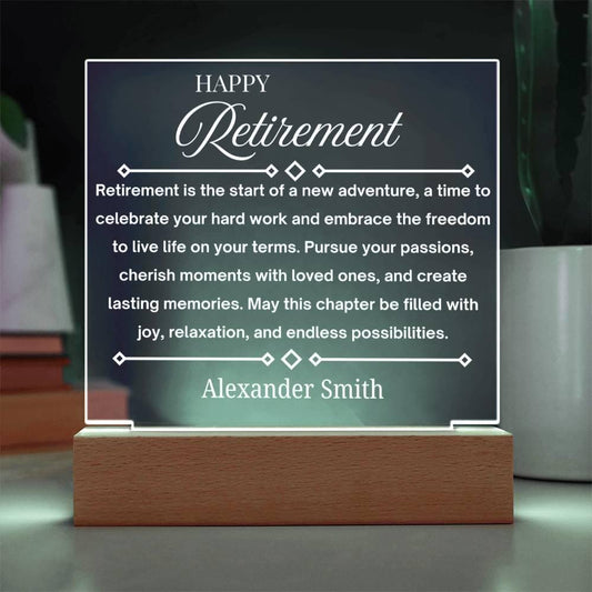 Personalized Retirement Gift – Gift for Retiring Men