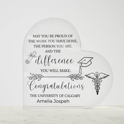 Nursing Graduation Gift Personalized Acrylic Plaque – BSN Graduation – view 5