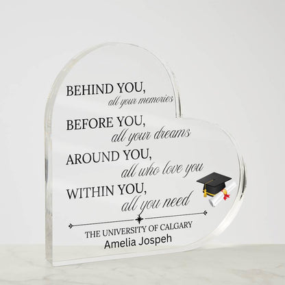 Personalized Graduation Gift Acrylic Plaque – Bulk Grad Gifts – view 5