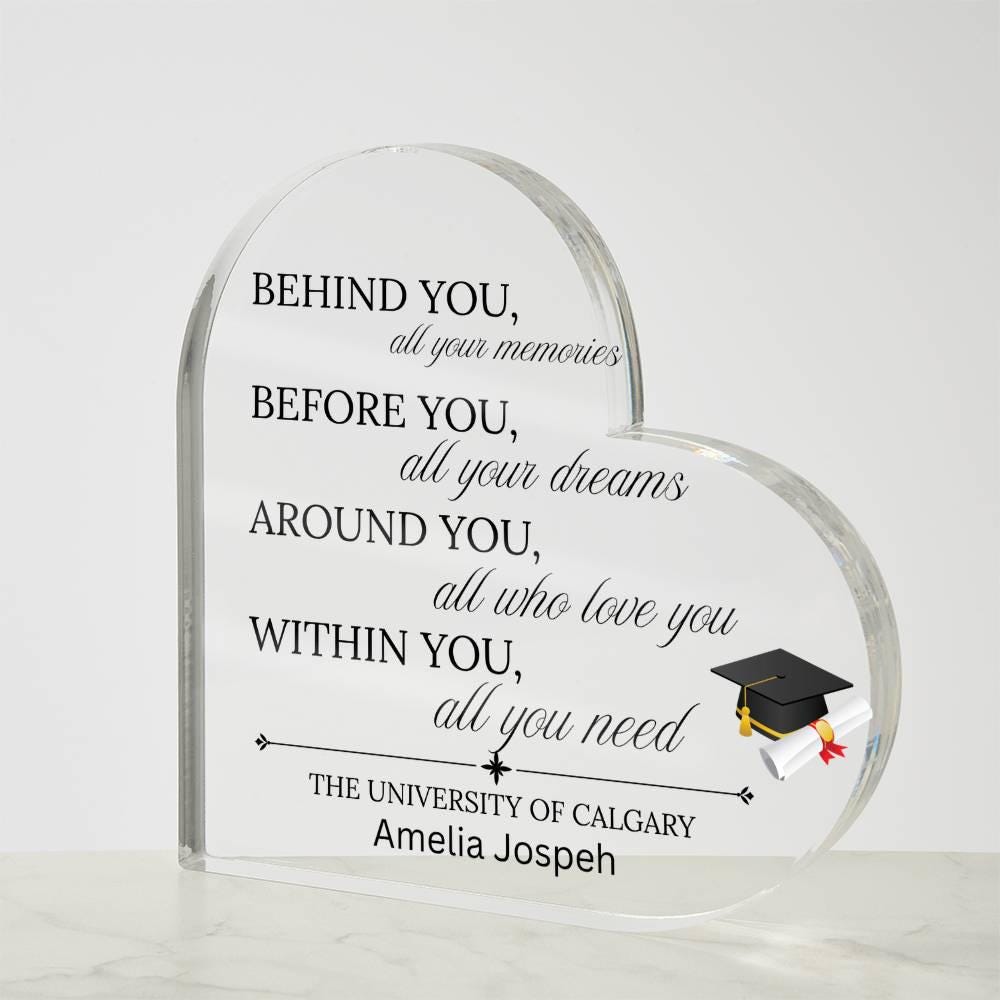 Personalized Graduation Gift Acrylic Plaque – Bulk Grad Gifts – view 4