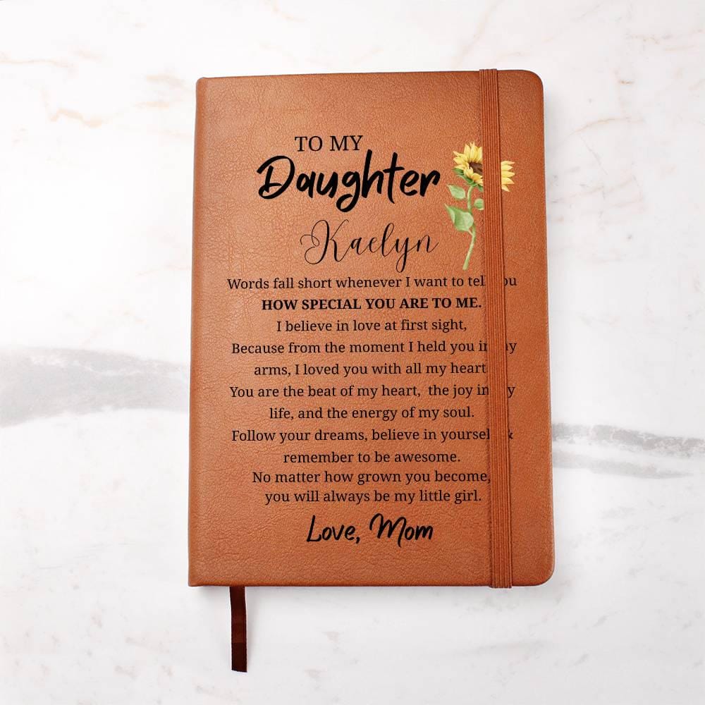 To My Daughter Personalized Journal – Daughter Gift from Mom – view 5